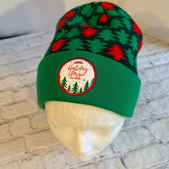 BOCO GEAR RED/GREEN PLAYMAKERS HOLIDAY CLASSIC RUN-WALK BEANIE ONE SIZE - Picture 3 of 6